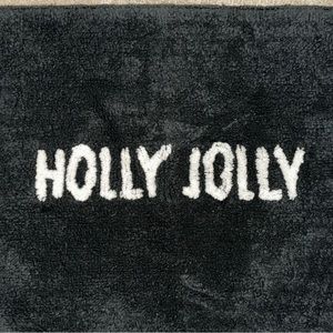NEW Kate Spade “Holly Jolly" rug